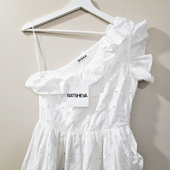 Batsheva - Jude Dress in White Broderie - Size 2 (NWT) - Picture 7 of 10